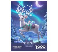Deer 1000 Piece Jigsaw Puzzle Educational Games Classic Jigsaw Puzzle Beautiful Decoration Puzzle for Travel Gifts,Present 70x50cm/1000pcs