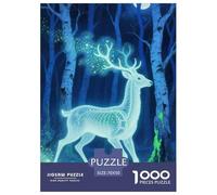 Deer 1000 Piece Jigsaw Puzzle Educational Games Classic Jigsaw Puzzles Beautiful Decoration Puzzle for Travel Gifts,Present 70x50cm/1000pcs