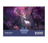 Deer 1000 Piece Jigsaw Puzzle Family Game Creative Animal Jigsaws Beautiful Decoration Puzzle for Adults And Kids 70x50cm/1000pcs