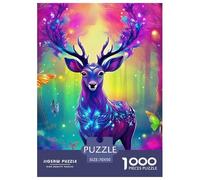 Deer 1000 Piece Jigsaw Puzzle Family Game Creative Jigsaws Beautiful Decoration Puzzle for Adults And Kids 70x50cm/1000pcs
