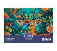 Deer 1000 Piece Jigsaw Puzzle for Adults And Kids Gifts Challenging Games Beautiful Decoration 70x50cm/1000pcs