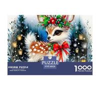 Deer 1000 Piece Jigsaw Puzzle for Adults-Fun Brainteasing Games Beautiful Decoration 38x26cm/1000pcs