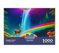 Deer 1000 Piece Jigsaw Puzzles for Adults Brainteasing Games Beautiful Decoration 70x50cm/1000pcs