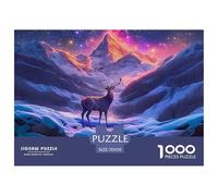 Deer 1000 Piece Jigsaw Puzzles for Adults Challenging Games Beautiful Decoration 70x50cm/1000pcs
