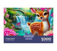 Deer 1000 Piece Jigsaw Puzzles for Adults Challenging Games Beautiful Decoration 70x50cm/1000pcs