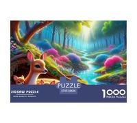 Deer 1000 Piece Jigsaw Puzzles for Adults Educational Games Beautiful Decoration 38x26cm/1000pcs