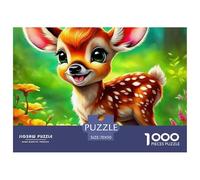 Deer 1000 Piece Jigsaw Puzzles for Adults-Fun Challenging Games Beautiful Decoration 70x50cm/1000pcs