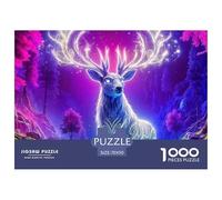 Deer 1000 Pieces Jigsaw Puzzles For Adults Educational Games Stress Relieving Entertainment Cultivate The Spirit of Teamwork for Family Decorations 70x50cm/1000pcs