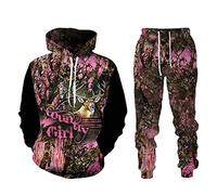 Deer 3D Printed Harajuku Hoodies Pants Tracksuit 2Pc Men Fashion Casual Pullover Sweatshirts Set Women's Clothing