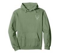 Deer antlers hunter hunting buck lover Pullover Hoodie