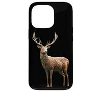 Deer Antlers Hunting Stag Reindeer Hunter Red Deer Case for iPhone 13 Pro