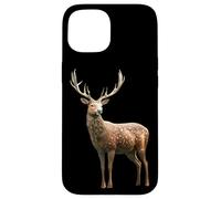 Deer Antlers Hunting Stag Reindeer Hunter Red Deer Case for iPhone 15
