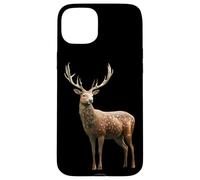 Deer Antlers Hunting Stag Reindeer Hunter Red Deer Case for iPhone 15 Plus