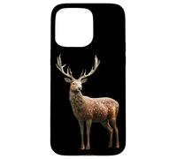 Deer Antlers Hunting Stag Reindeer Hunter Red Deer Case for iPhone 15 Pro Max