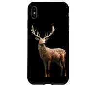 Deer Antlers Hunting Stag Reindeer Hunter Red Deer Case for iPhone XS Max