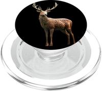 Deer Antlers Hunting Stag Reindeer Hunter Red Deer PopSockets PopGrip for MagSafe