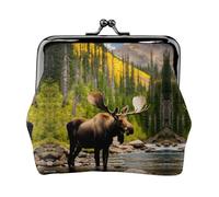 Deer Bear Moose 1 Small Makeup Bag for Purse, Mini Portable Cosmetic Bags, for Gym and Daily Use
