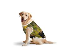 Deer Bear Mooseprint Medium Large Pets Vest Breathable Cozy Home Party Sleeveless Tank Top T-Shirt