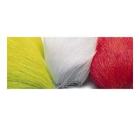 Deer Belly Hair for Fly Tying of Crafting, 6 colours, Fly Tying Hair (Chartreuse)
