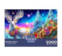 Deer by StreamInteractive 1000-Piece Jigsaw Puzzles for Adults Brimming with Challenging Puzzle Games for Both Genders - These Interactive Jigsaw Puzzles Are Made for Adults And Kids Age 12 Years Up