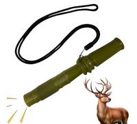 Deer Calls for Hunting - 12x2cm Hunting Deer Whistle, Outdoor Doe Caller, Realistic Adjustable Long Lasting Outdoor Supplies | Whitetail Deers Call for Sports Beach Travel Training Camping Night Patio