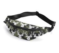 Deer Camouflage Pattern Belt Bag for Women Men Crossbody Fanny Pack Fashion Waist Packs with Adjustable Strap