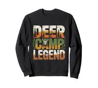 Deer Camp Legend Rustic Hunting Outdoors Sweatshirt