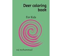 Deer coloring book