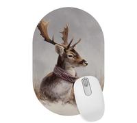 Deer Desktop Mouse Pad, Lightweight Non-Slip Computer Mouse Pad 11" x 7.1" for Home School and Office