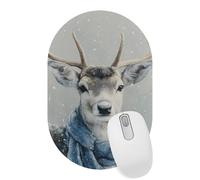 Deer Desktop Mouse Pad, Lightweight Non-Slip Computer Mouse Pad 11" x 7.1" for Home School and Office