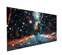 Deer Diamond Art Kits Adults, Dreamy Diamond Painting Kit, Round Full Drill Paint by Numbers for Adults 28 x 56Inch, Crystal Art Rhinestones Embroidery Cross Stitch Artwork, Room Decor Model-13654