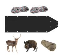 Deer Drag Sled - 73x23 Inch Polyethylene | Heavy Duty Dead Sledge for DeerDrag, on Ice, Camping, Skiing Kids Rope and Storage Bag | Hunting, Fun