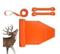 Deer Dragging Sled - PVC Heavy Duty Hauler, Tear-Resistant Strap, Thickened Durable Design with Reinforced Handles | Perfect Gear for Ice Fishing Transport Duck Hunting Equipment Use