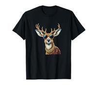 Deer Face Sunglasses, Cool Funny Rebel Boss Hip Farm Animal T-Shirt