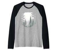 Deer Forest - Buck Hunting Lover Big Game Hunter Raglan Baseball Tee