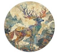 Deer God 1000 Pieces Animation Jigsaw Puzzles Impossible Puzzle Beautiful Decoration for Adults And Kids 1000pcs (67.5x67.5cm)