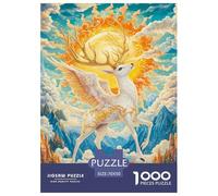 Deer God Jigsaw Puzzles Puzzles for Adults Kids. 1000 Pieces Great Gifts Challenge Toy Educational Games Home Decoration for Educational Games Gifts 70x50cm/1000pcs