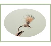 Deer hair Emerger Trout Flies, 6 Per Pack. Choice of Sizes, For Fly Fishing (14)