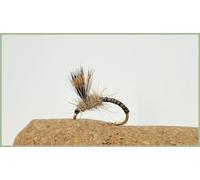Deer Hair Emerger trout flies, choice of size and quantity, Emerger flies (12, Mixed)