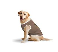 Deer Head Printingprint Large Pets Vest Breathable Sleeveless Tank Top Cozy Lightweight Walks Travel T-Shirt