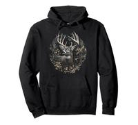 Deer Hunter Realtree Camo Whitetail Buck Hunting Pullover Hoodie