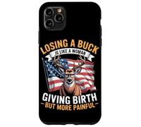 Deer hunting american flag whitetail buck antlers hunter Case for iPhone 11 Pro Max