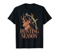 Deer Hunting Bow Hunter Buck Camo Archery T-Shirt