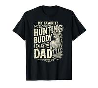 Deer Hunting Dad Wildlife Lover Whitetail Hunter Papa T-Shirt
