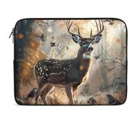Deer Hunting Deer in The Forests Laptop Case Sleeve Bag 13inch Durable Shockproof Protective Computer Carrying Cover Briefcase