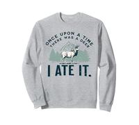 Deer Hunting Hunter Dad Big Game Trophy Buck Retro Vintage Sweatshirt