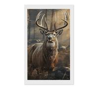 Deer Hunting Season Diamond Painting Kits for Adults Beginners 12x20 Full Drill Diamond Art with DIY Tools Square 5D Diamonds Dots Crafts Gem Art Paint by Diamonds for Home Wall Decor Relaxing Gift