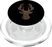 Deer Hunting Season Hunt Wildlife Mule Deer Hunter Antlers PopSockets PopGrip for MagSafe