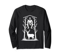 Deer Hunting Tree Stand Funny Hunter for Men Long Sleeve T-Shirt