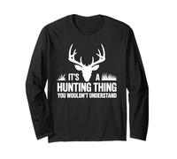Deer Hunting Wildlife Hunter Season for Men Long Sleeve T-Shirt
